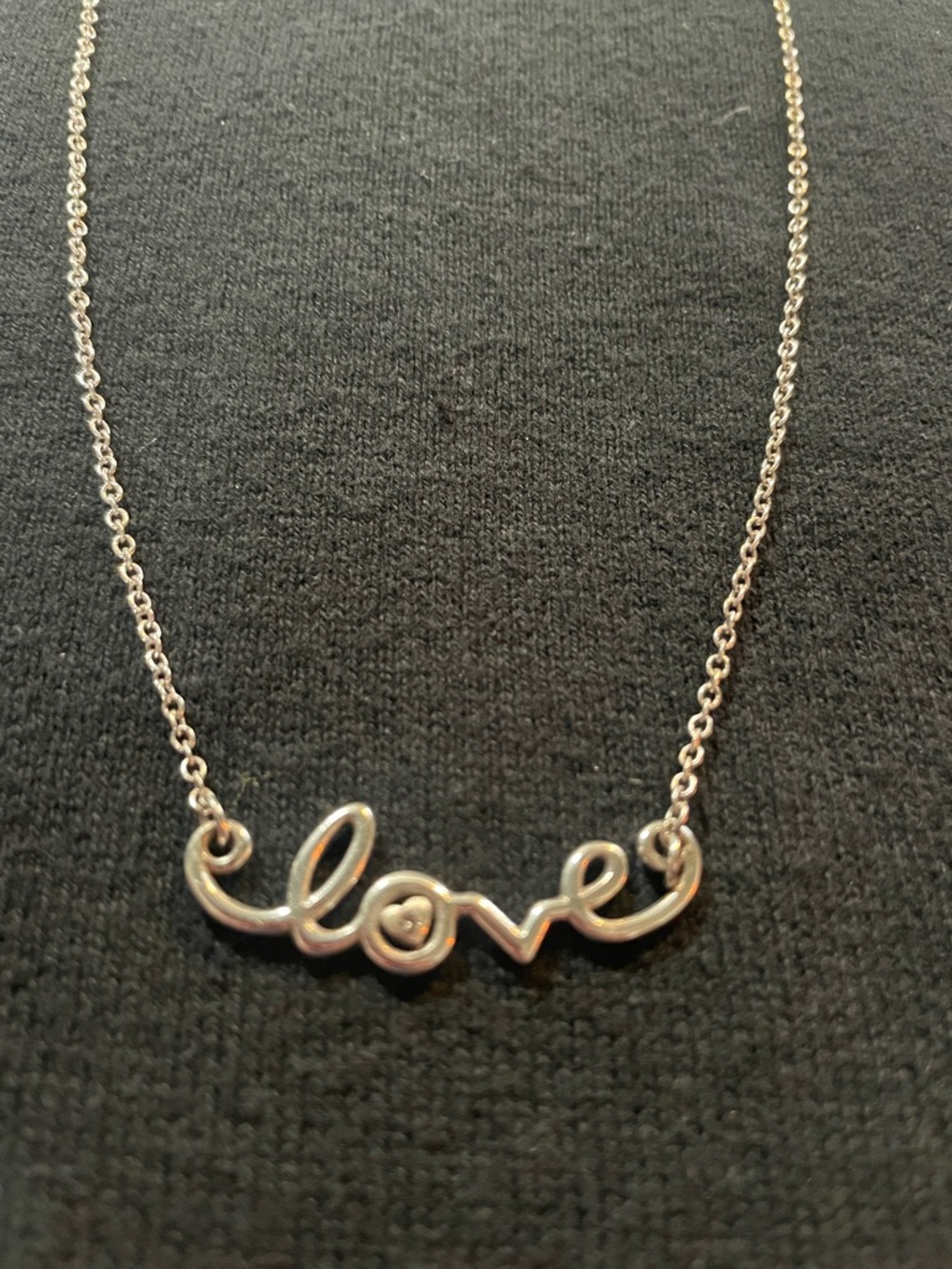 Brighton silver love necklace 💕